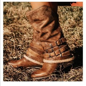 FREEBIRD by Steven Drove tan boots, size 8